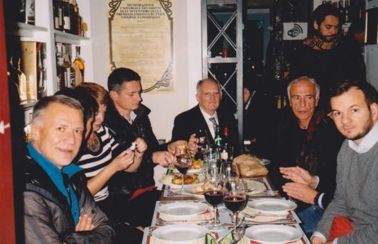 My 70th with Italian friends at Palermo, working at Il Massimo. And Graham Vick’s hands…