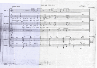 Scan of found score